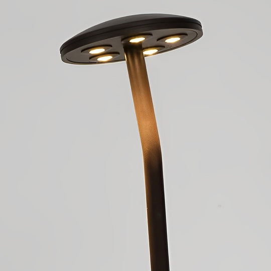 Mushroom-Shaped Brown LED Outdoor Lawn Light