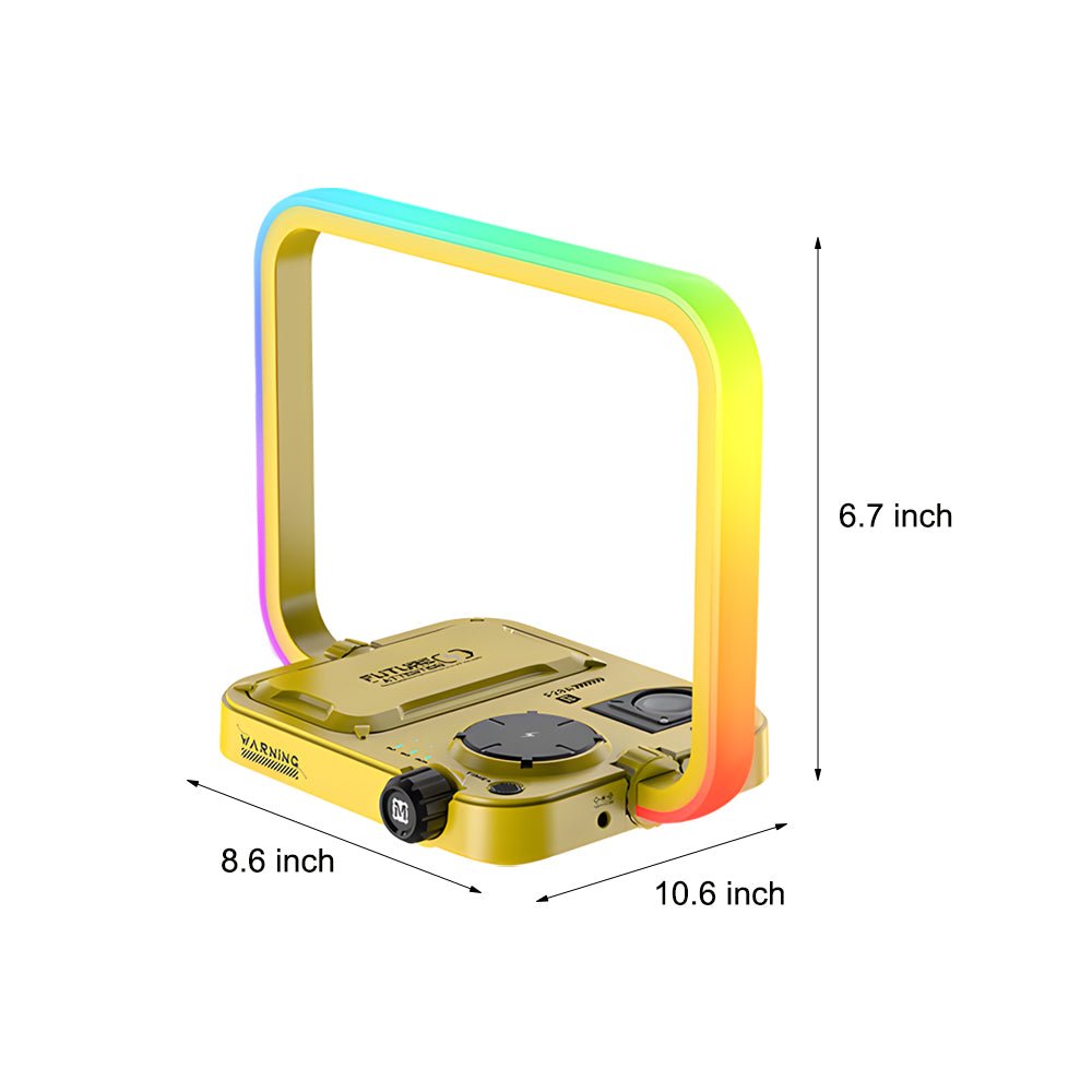 3-in-1 Touch LED Table Lamp with Wireless Charger and Timer