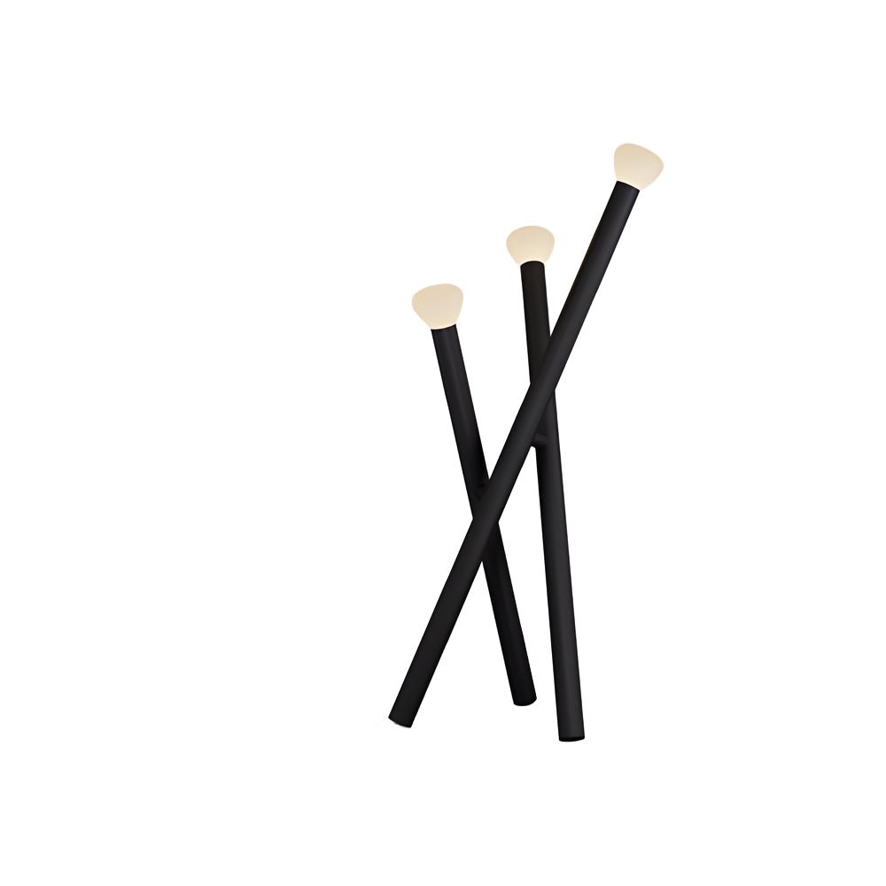 3-Light Minimalist Modern Stick Floor Lamp