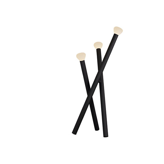 3-Light Minimalist Modern Stick Floor Lamp