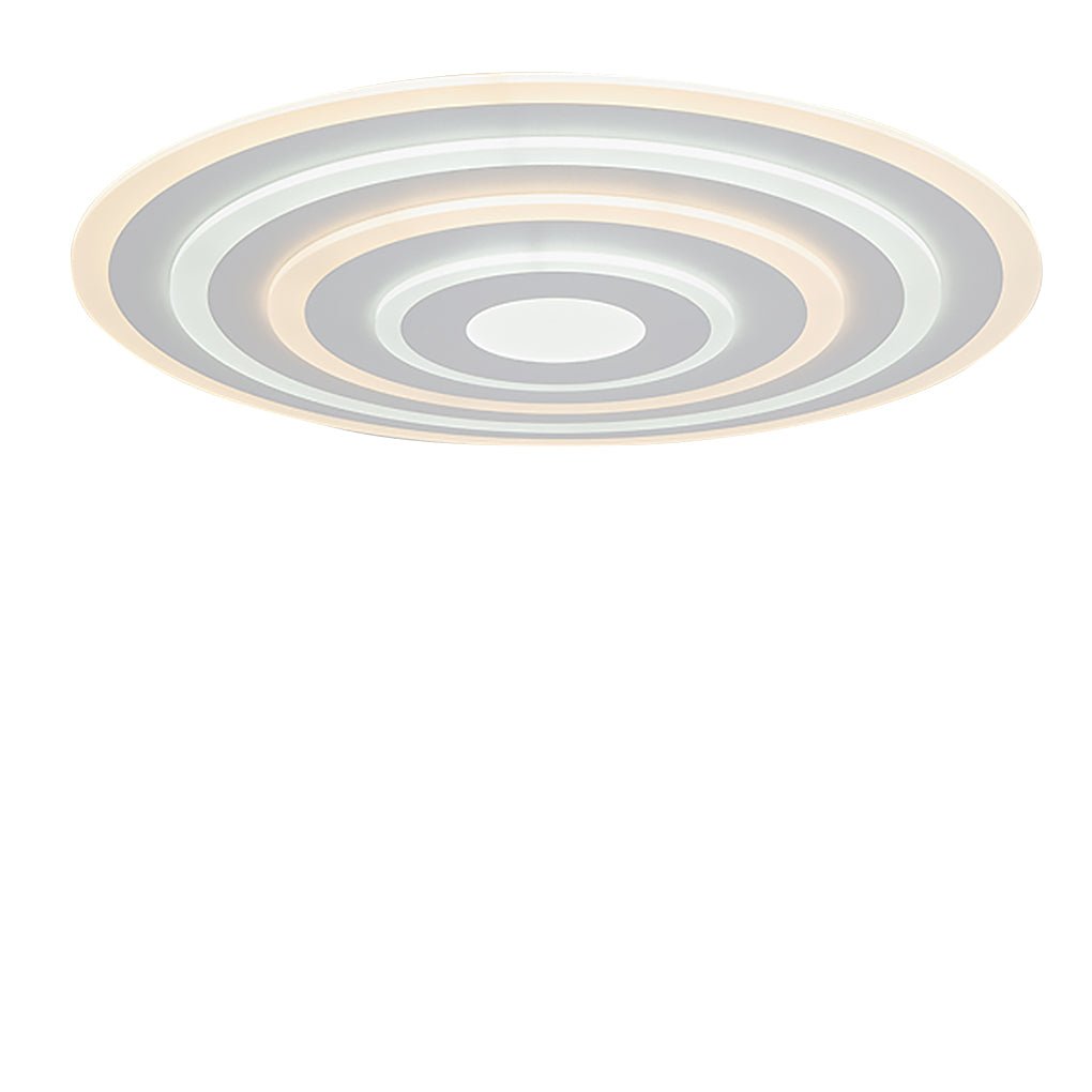 Concentric Circles Modern Dimmable LED Flush Mount Ceiling Light