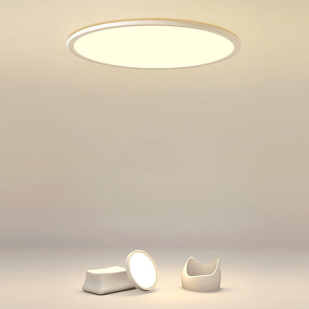 30" Round – Ultra-Thin LED Flush Mount Modern Ceiling Light