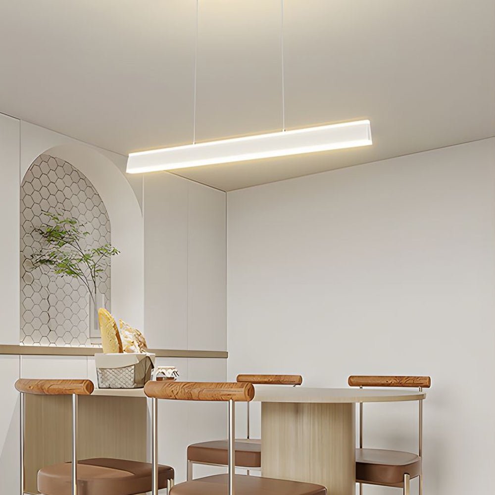 31.5 inch 39.4 inch 47.2 inch LED Linear Pendant Island Up and Down Light Suspension