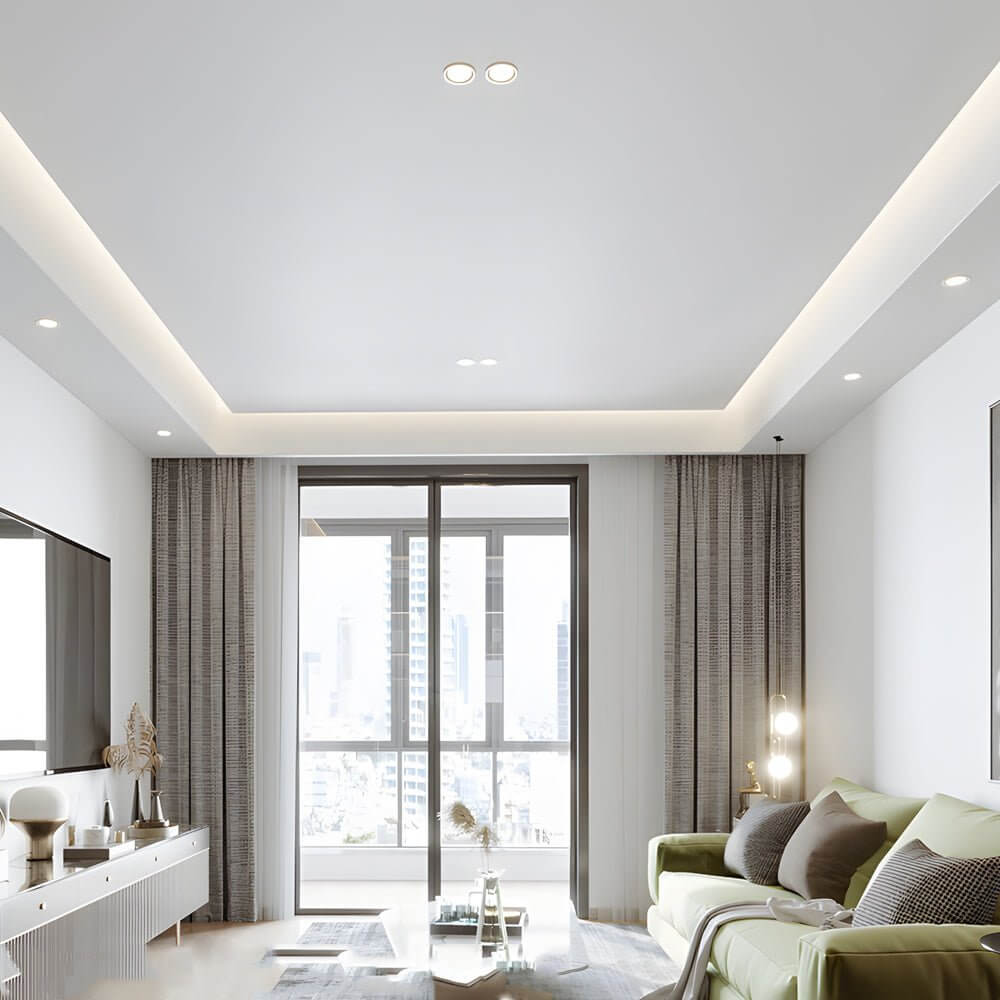3.3-Inch Regressed Round 7W LED Recessed Ceiling Downlight