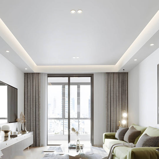 3.3-Inch Regressed Round 7W LED Recessed Ceiling Downlight