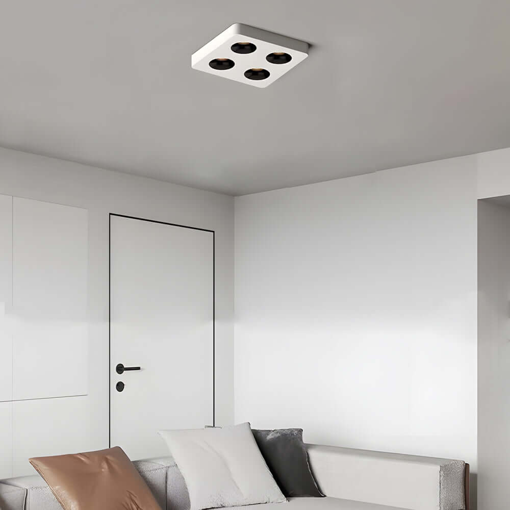 Square LED Anti Glare Flush Mount Ceiling Light