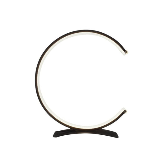 3/4 Circle LED Accent Table Lamp with Touch Control