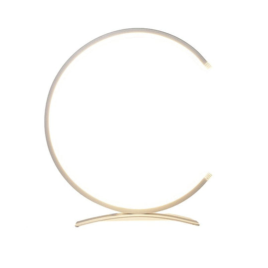 3/4 Circle LED Accent Table Lamp with Touch Control