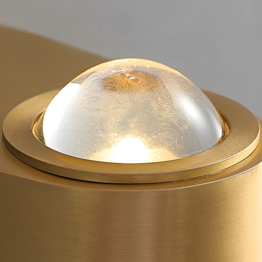 3/4 Lights Copper LED Wall Washer Projection Nordic Wall Lamp