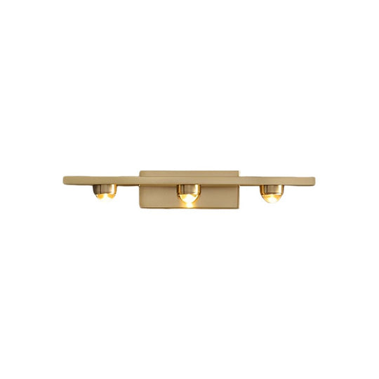 3/4 Lights Copper LED Wall Washer Projection Nordic Wall Lamp