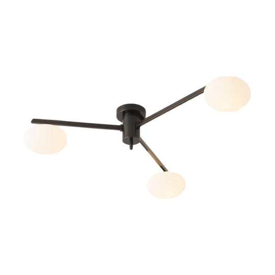 Semi Flush Mount Jasper Ceiling Lamp – 3/5/6 Lights