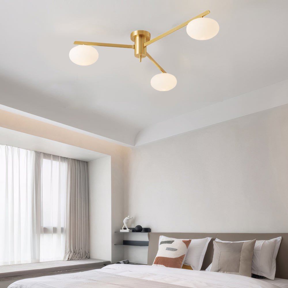 Semi Flush Mount Jasper Ceiling Lamp – 3/5/6 Lights