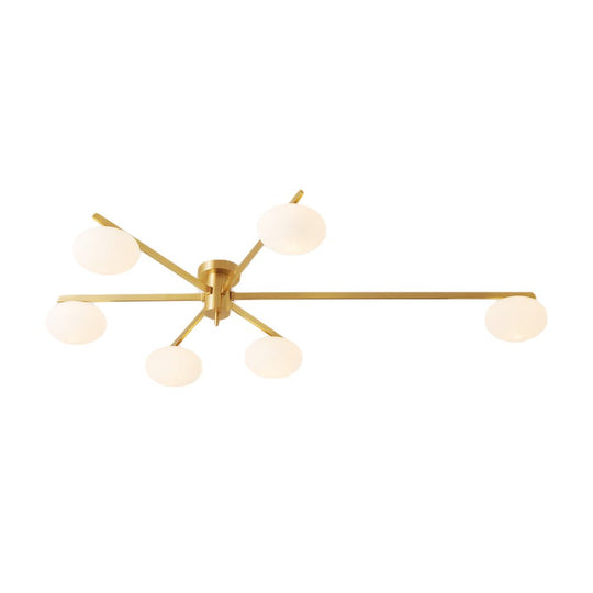 Semi Flush Mount Jasper Ceiling Lamp – 3/5/6 Lights