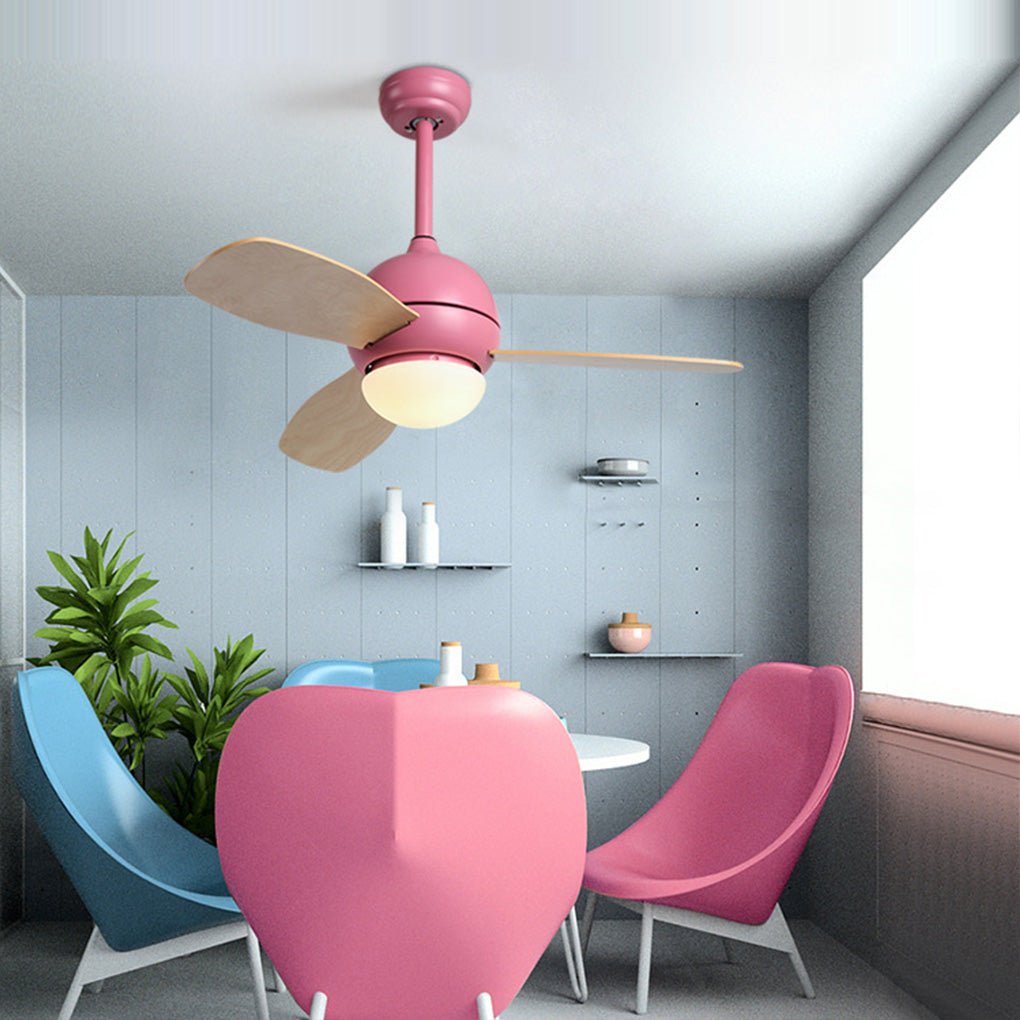 36'' Nordic Minimalist LED Ceiling Fan with Remote Control