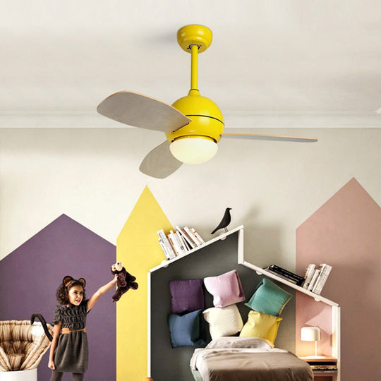 36'' Nordic Minimalist LED Ceiling Fan with Remote Control