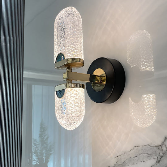 Creative LED Wall Sconce with Up & Down Light Effect – Three Step Dimming