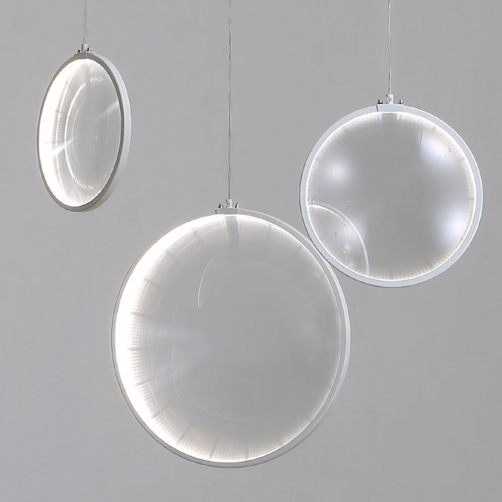 White Focus LED Chandelier – 3/6/9 Lights