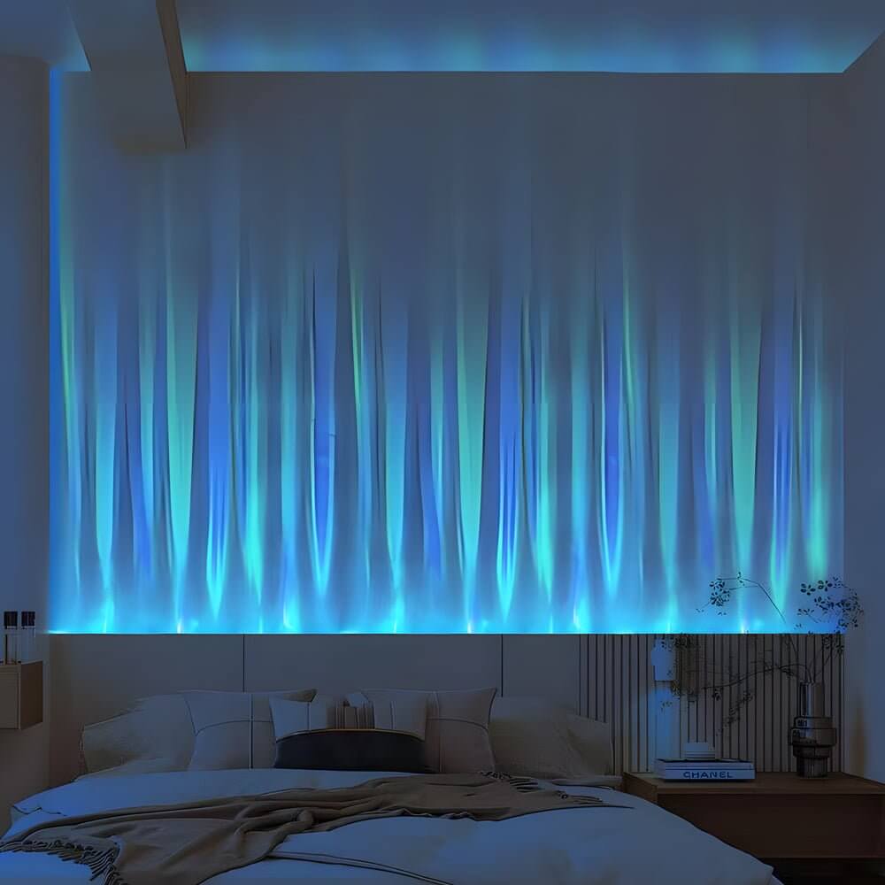 39.4-Inch Dynamic 3D Ocean Wave LED Wall Light