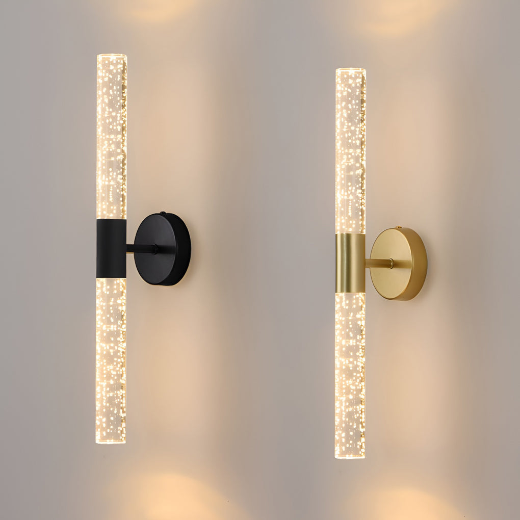 Nordic Cylinder LED Wall Lamp – Iron & Acrylic Wall Sconce
