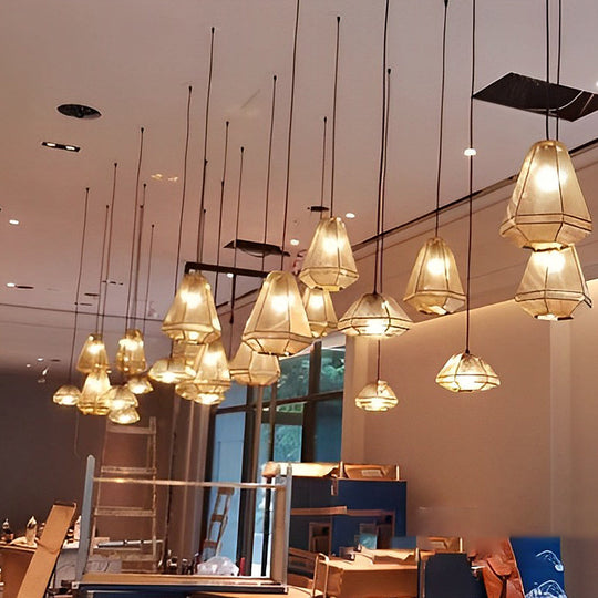 Electroplated Stainless Steel Creative Geometric Nordic Pendant Light