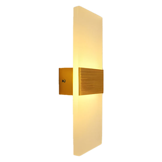 Rectangular Acrylic 6W LED Modern Wall Sconce