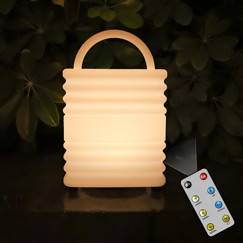 Square Waterproof LED Portable Outdoor Lantern with Remote
