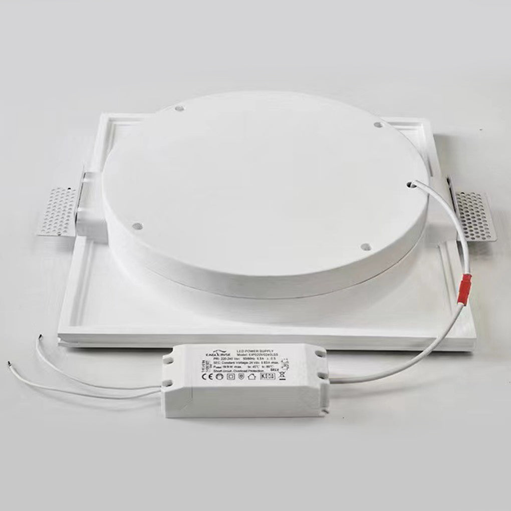 Moon-Like Plaster LED Embedded Wall Light