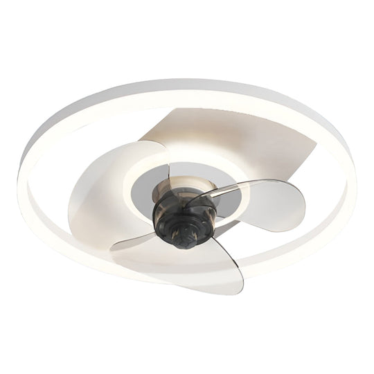 Modern Inverter Ceiling Fan with 3-Step Dimming LED and Remote Control