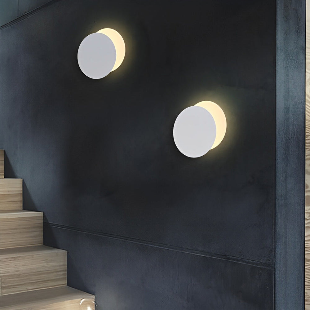 360° Rotatable Round Modern LED Wall Lamp