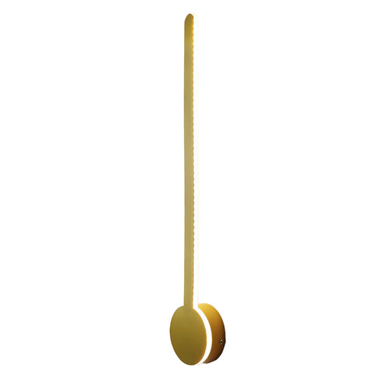 Modern LED Bar Wall Sconce in Black, Gold, White