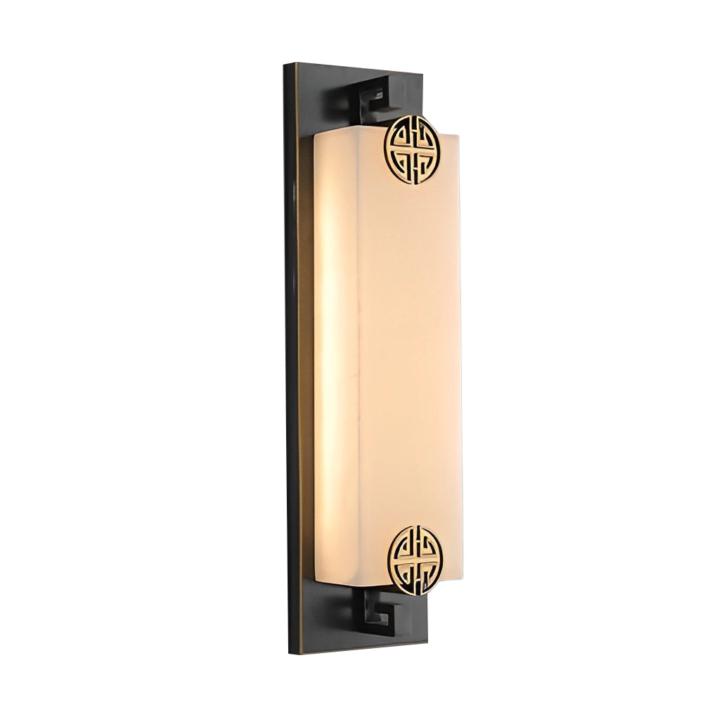 Outdoor Waterproof LED Copper Retro Exterior Wall Lights Sconces