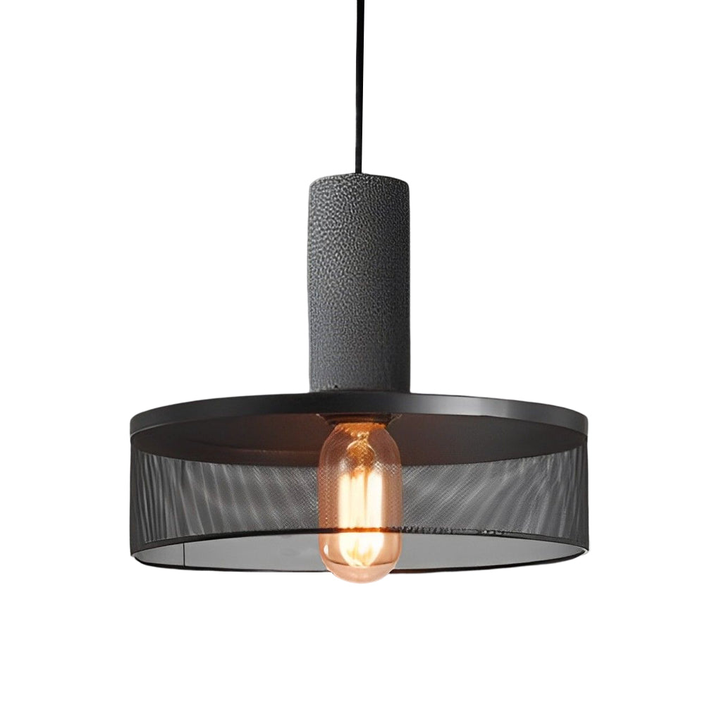 Creative Metal Meshed Black Industrial Style Pendant Light Chandelier