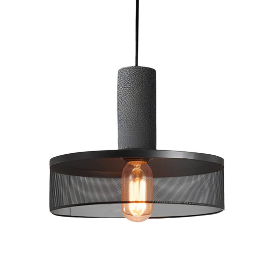 Creative Metal Meshed Black Industrial Style Pendant Light Chandelier