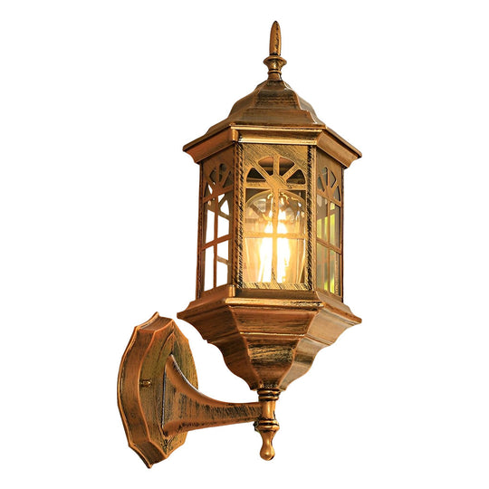 European Style Waterproof LED Glass Outdoor Wall Lamp