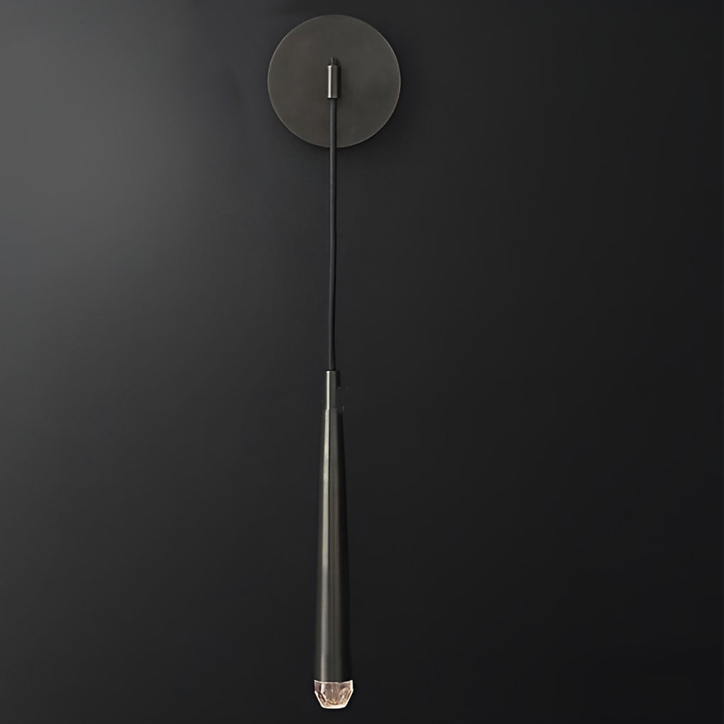 Creative Strip Crystal LED Wall Sconce – Nordic Modern Accent Light