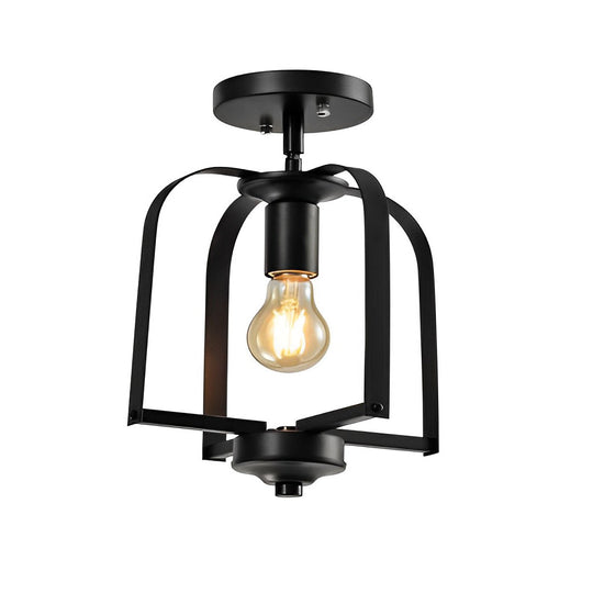 Creative Iron Cage American Country Style Chandelier Ceiling Light