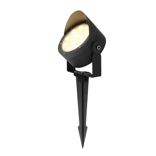 Adjustable Waterproof LED Anti slip Black Modern Outdoor Spotlights