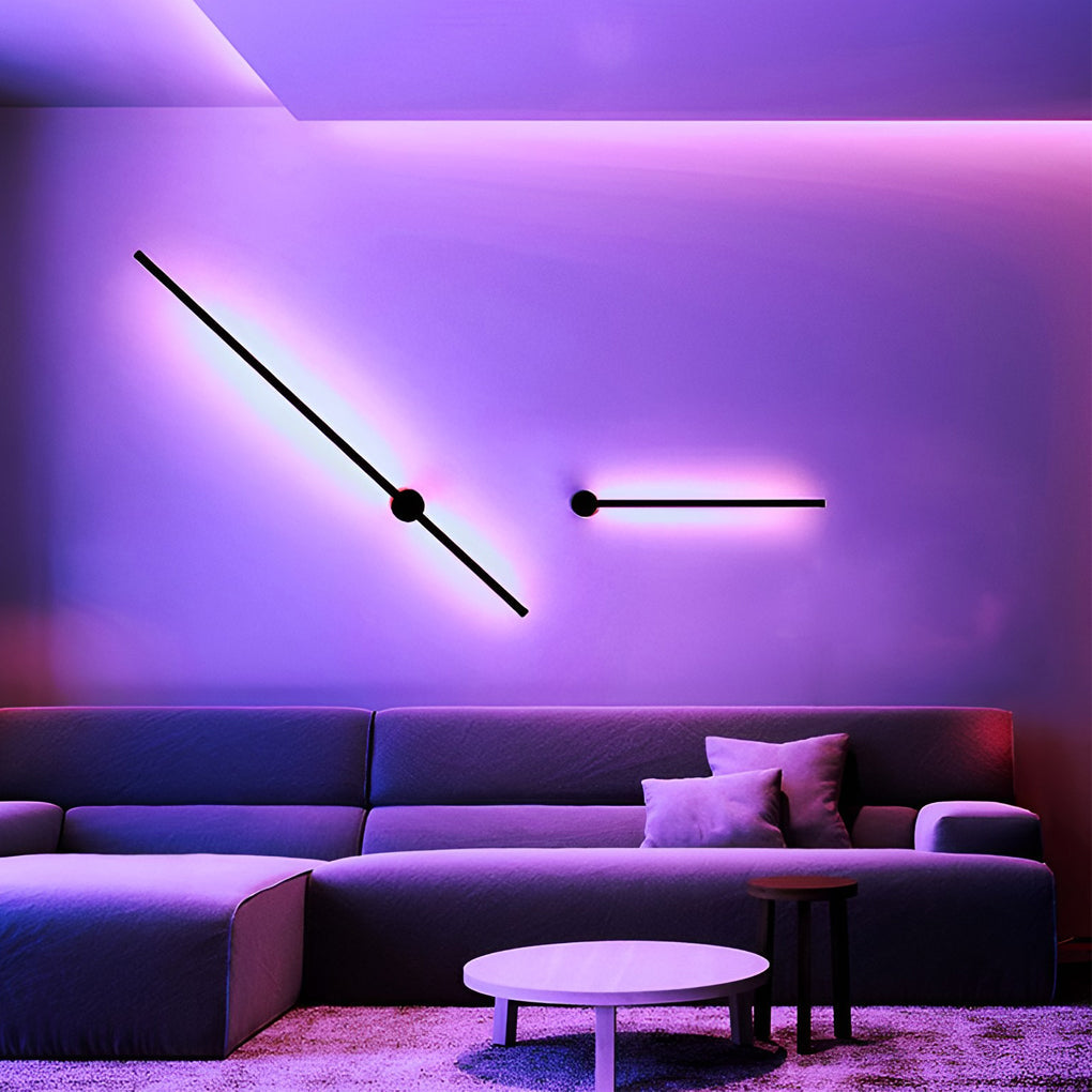 Remote Control RGB LED Linear Wall Sconce