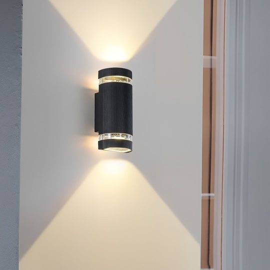 Waterproof LED Up and Down Lights Outdoor Wall Sconce Lighting