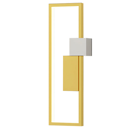 Rectangular Three-Color LED Nordic Wall Lamp