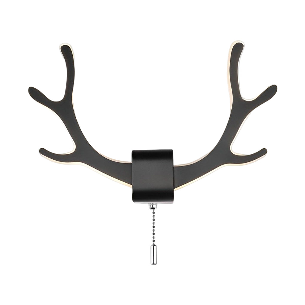 Antler Design Nordic LED Wall Lamp with Pull Switch