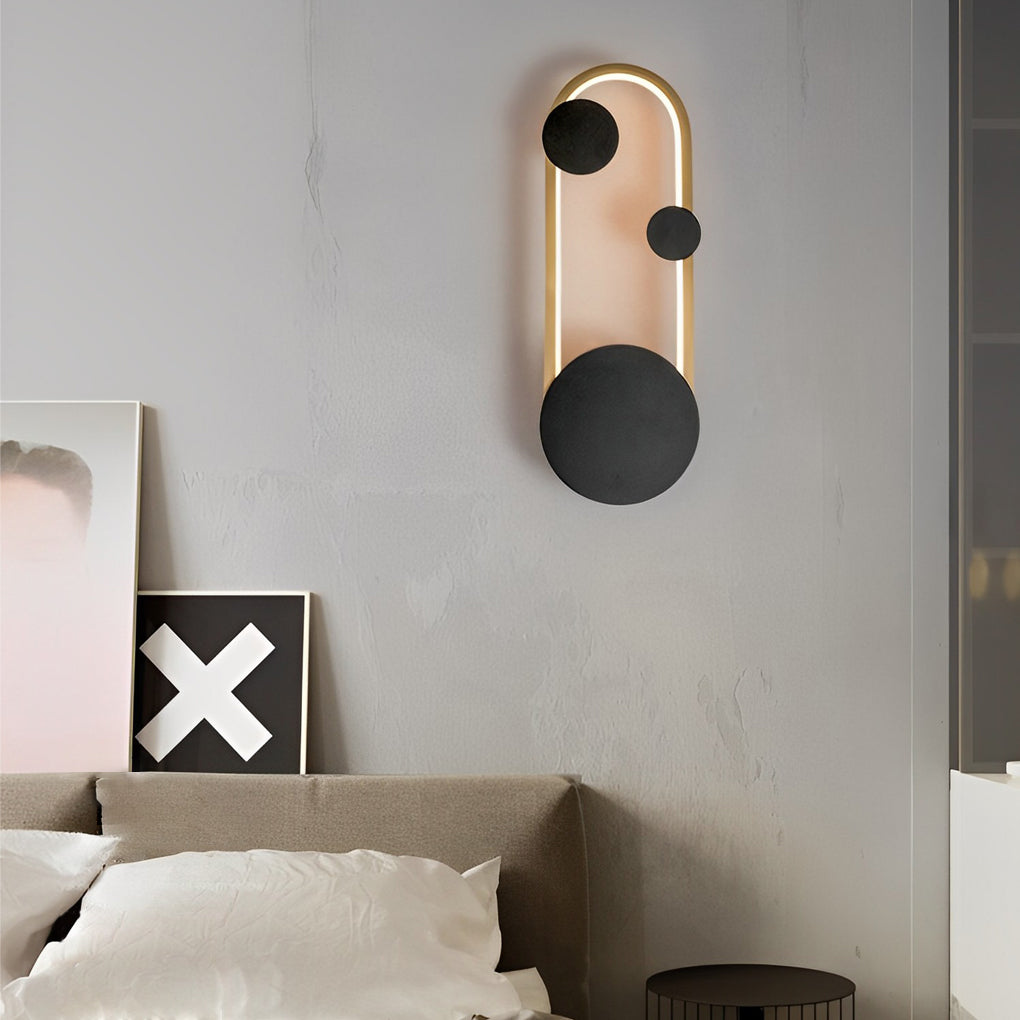 Round Decor Three Step Dimming Nordic LED Wall Sconce
