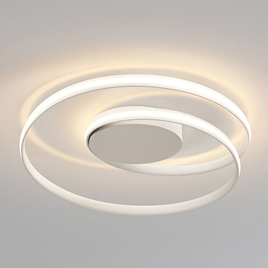 Circular Stepless Dimming LED Modern Ceiling Light Flush Mount