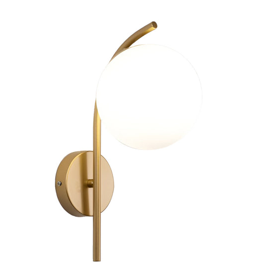 Creative Glass Ball-shaped LED Nordic Plug-in Wall Sconce