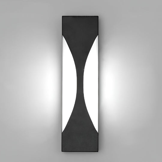 Creative Rectangular LED Outdoor Wall Sconce Waterproof Light