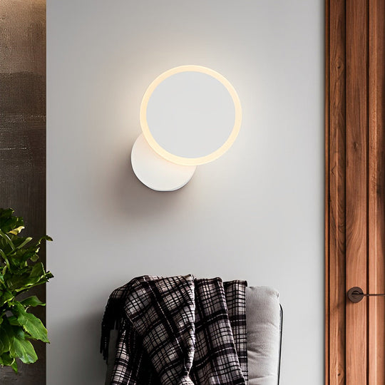 Round Rotatable Modern LED Wall Lamp