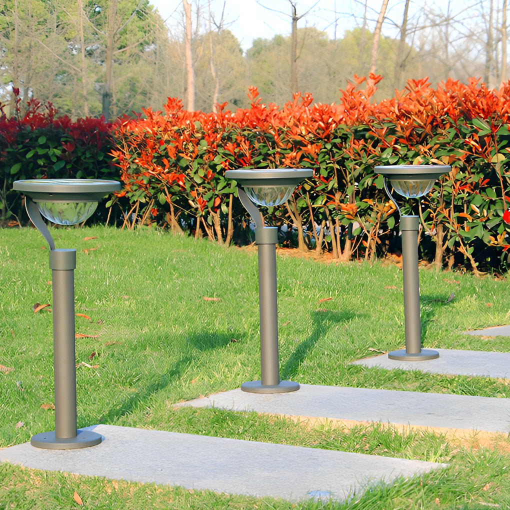 Modern Solar Half-Sphere LED Lawn Lamp