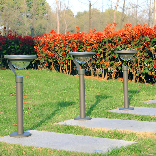 Modern Solar Half-Sphere LED Lawn Lamp