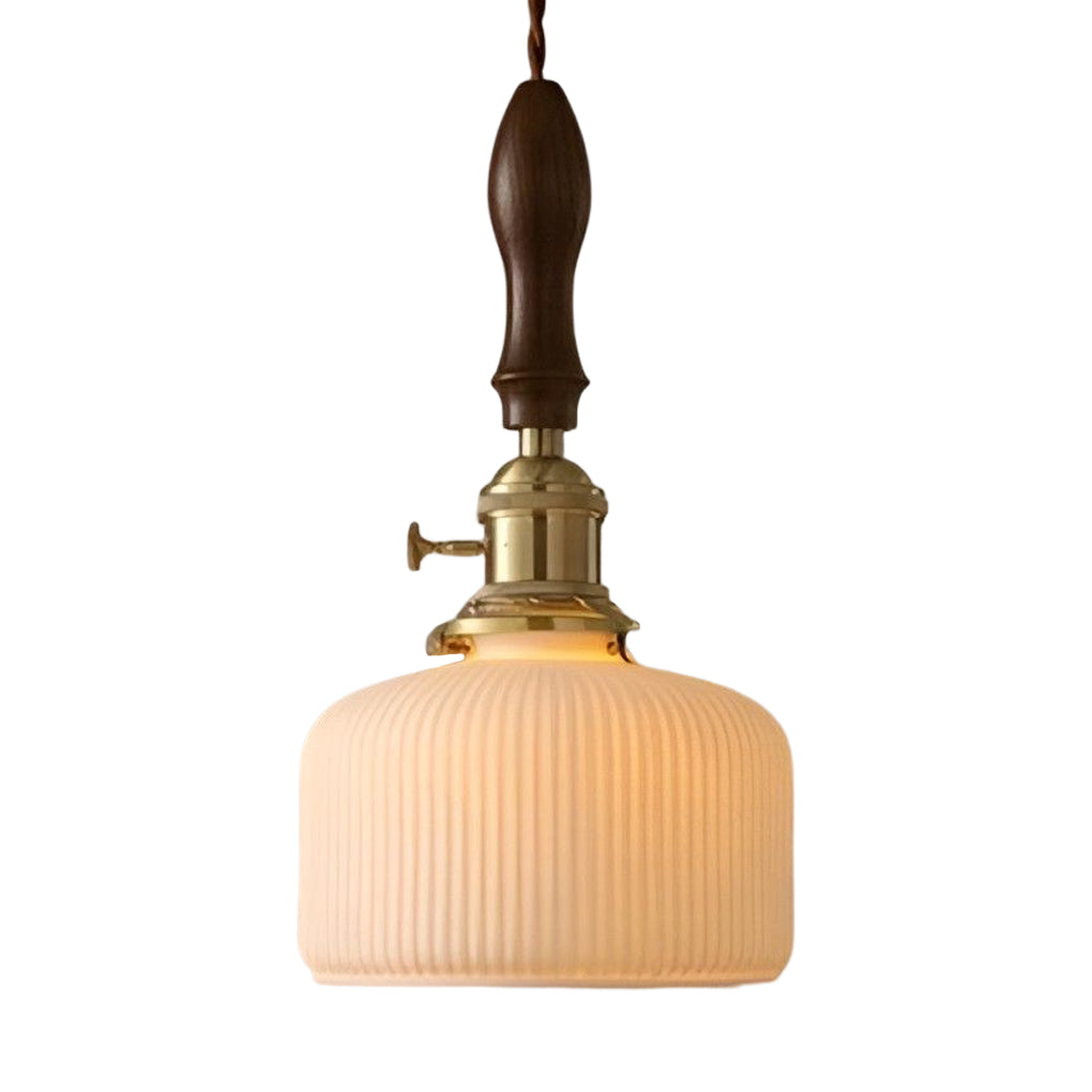 Creative Ceramic Copper LED 12W Nordic Pendant Light or Plug-in Wall Lamp