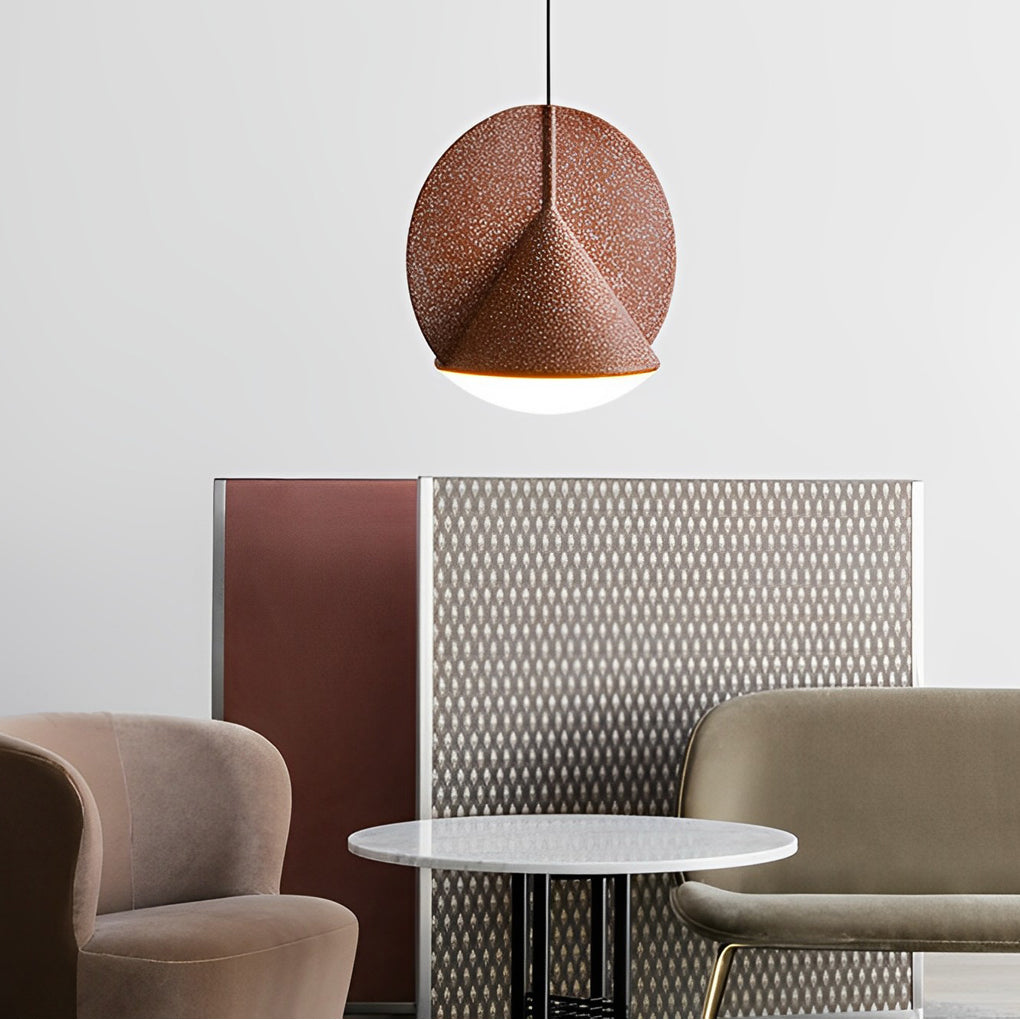 Circular Cone Metal LED Industrial Pendant Light